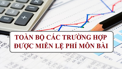 10 trường hợp được miễn thuế môn bài năm 2022