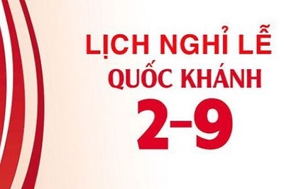 Thông báo lịch nghỉ lễ quốc khánh 2/9/2024